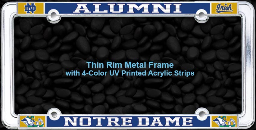 Notre Dame License Plate Frame